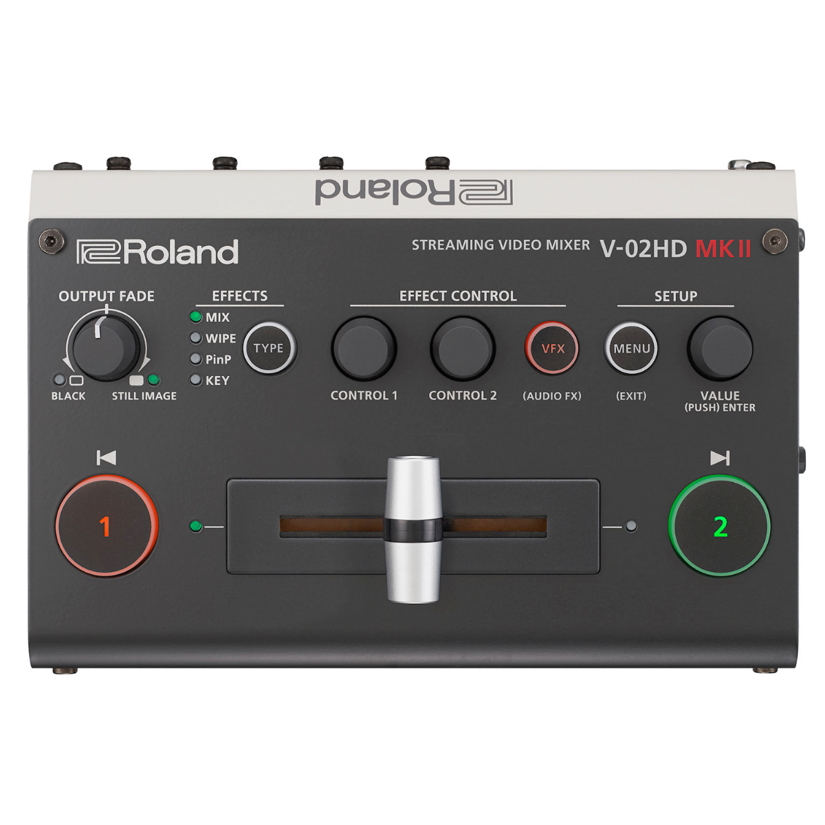 Roland V-02HD MKII Multi-Format Video Mixer with Streaming