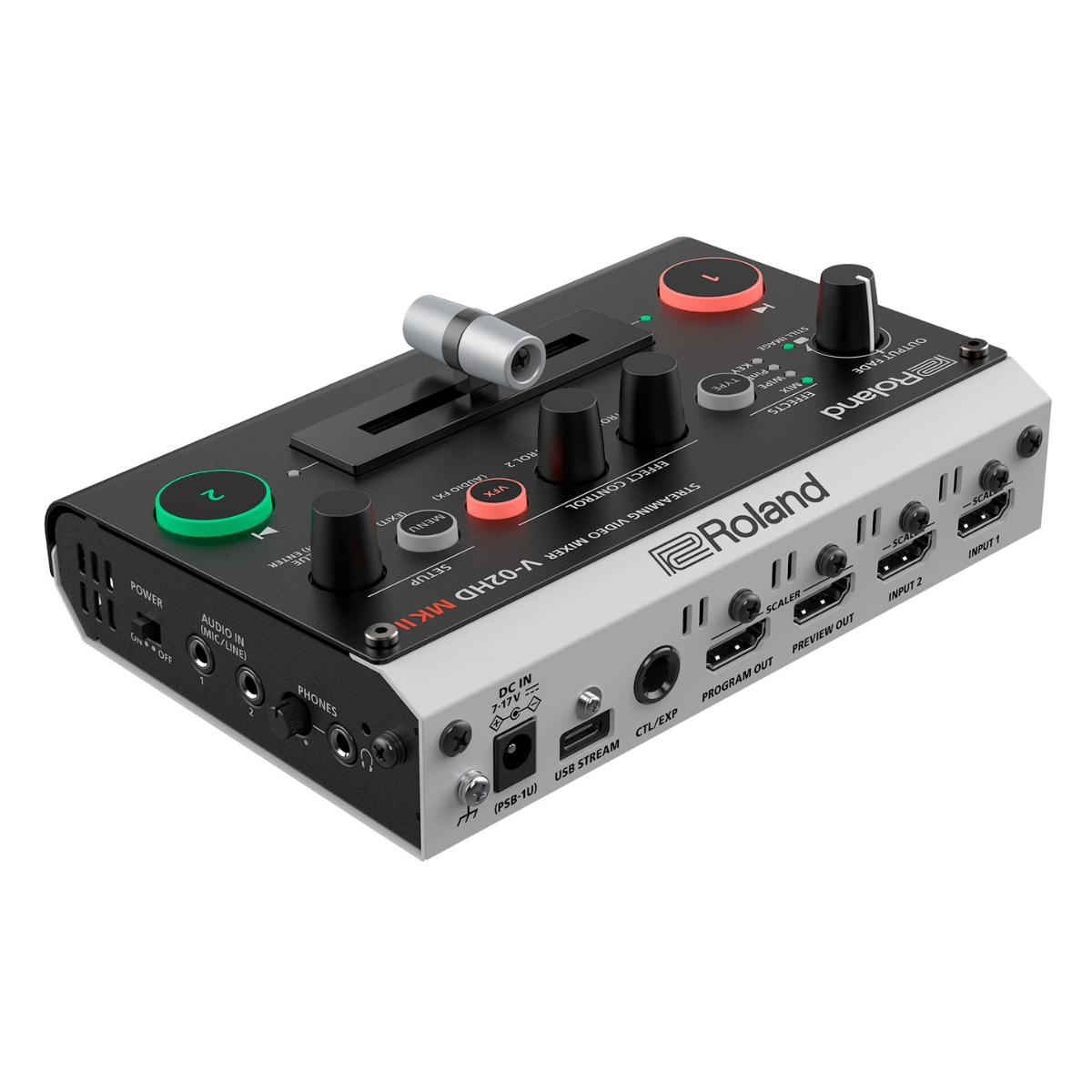 ROLAND V-02HD MKII Multi-Format Video Mixer with Streaming