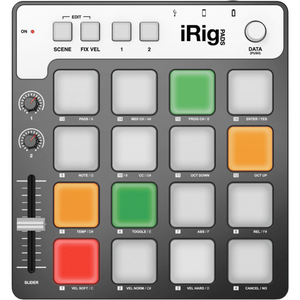 IK Multimedia IP-IRIG-PADS-IN iRig PADS pad-style MIDI Controller for iPhone/iPad and Mac