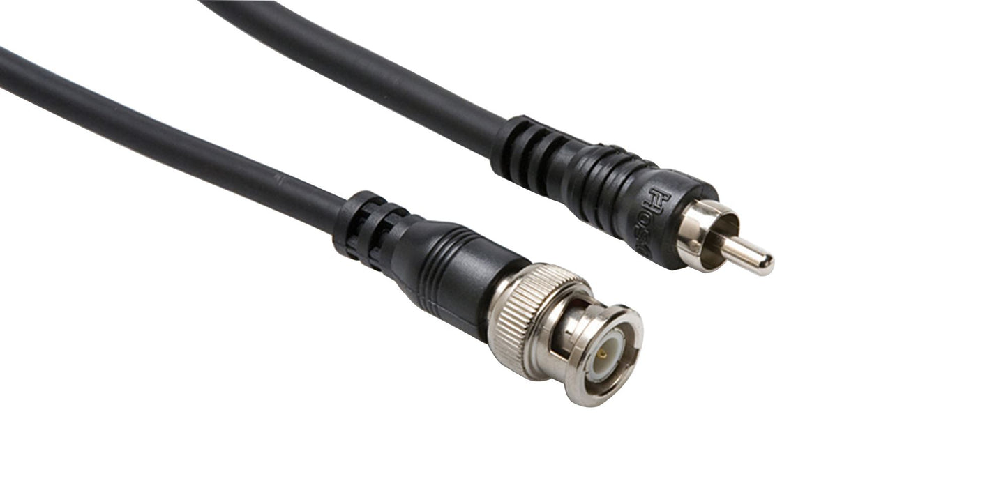 Hosa BNR-110 BNC Male to RCA Male, 10ft