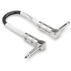 Hosa CPE-106 1/4in TS Right-Angle to Same Guitar Patch Cable, 6inches
