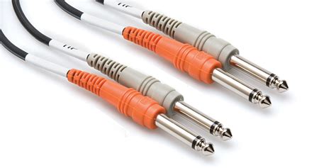 Hosa CPP-202 Dual 1/4" TS to 1/4" TS, 6ft