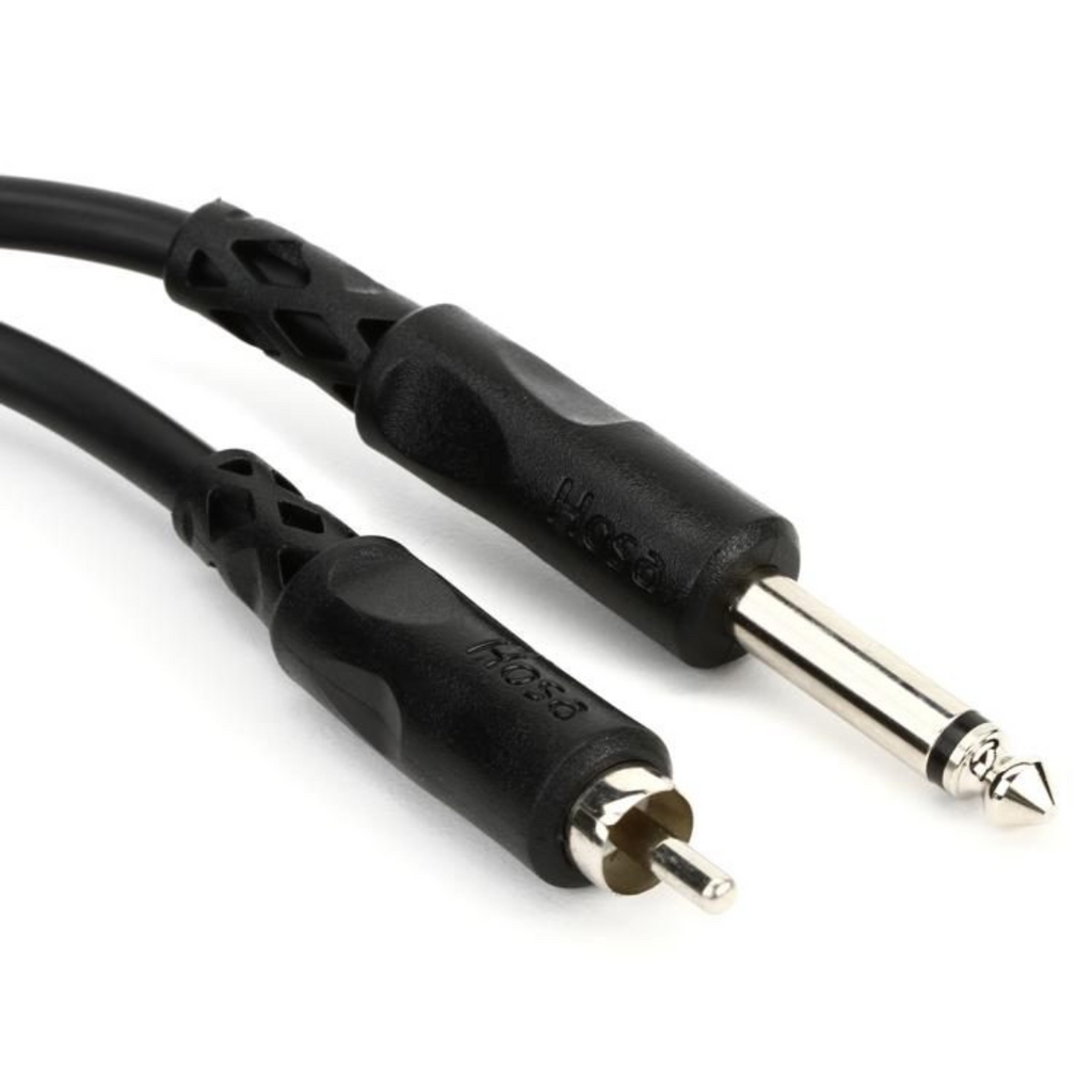 Hosa CPR-105 1/4in TS to RCA, 5ft