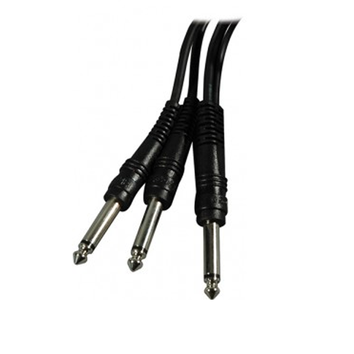 Hosa CYM-105 1/4in TS to Dual 1/4in TS Splitter Cable, 5ft