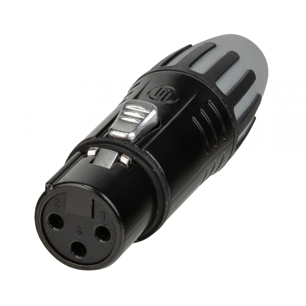 Seetronic SCMF3-B 3-Pin Female XLR Connector, Black
