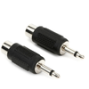 Hosa Technology GRM-114 RCA to 1/8 Inch TS Adaptor, Pair