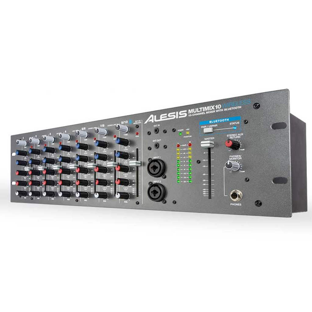 Alesis MultiMix 10 Wireless 10-Channel Rackmount Mixer with Bluetooth Wireless MM10WX110
