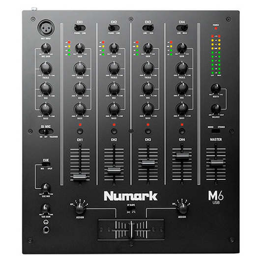 Numark M6 USB 4 Channel DJ Mixer