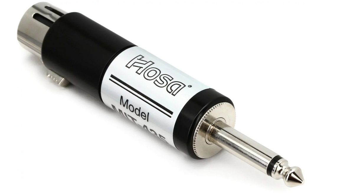 Hosa Technology MIT-435 XLR3F to 1/4  Microphone Transformer