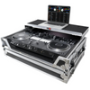 ProX XS-DDJREV7 WLT ATA Style Flight Case for Pioneer DDJ-REV7 DJ Controller with Laptop Shelf Wheels and 1U Rackspace