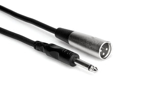Hosa PXM-103 1/4" TS to XLR3M Unbalanced Interconnect Cable, 3ft