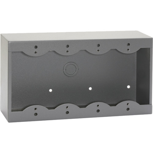 RDL SMB-4G Surface Mount Box for 4 Decora-Style Products (Gray)