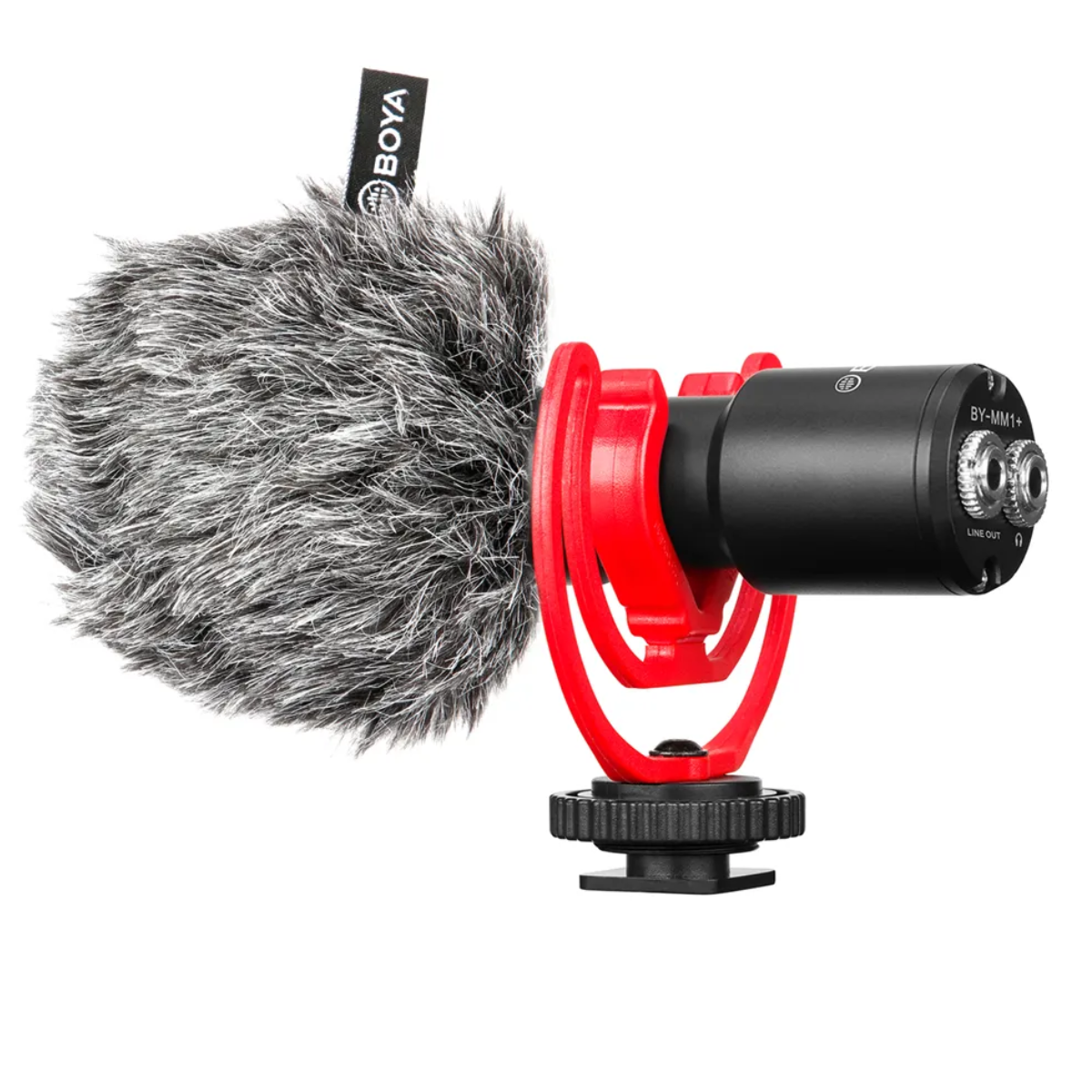 BOYA BY-MM1+ Advanced Cardioid Condenser Mic Rycote/Lyre shock mount and furry windshield included