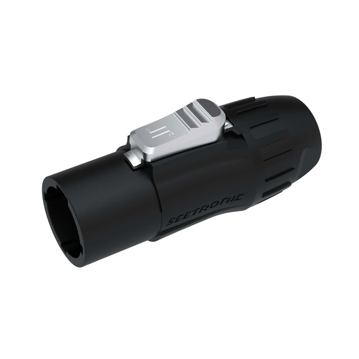 Seetronic SAC3MX-BKB Lockable three-core male power cable connector