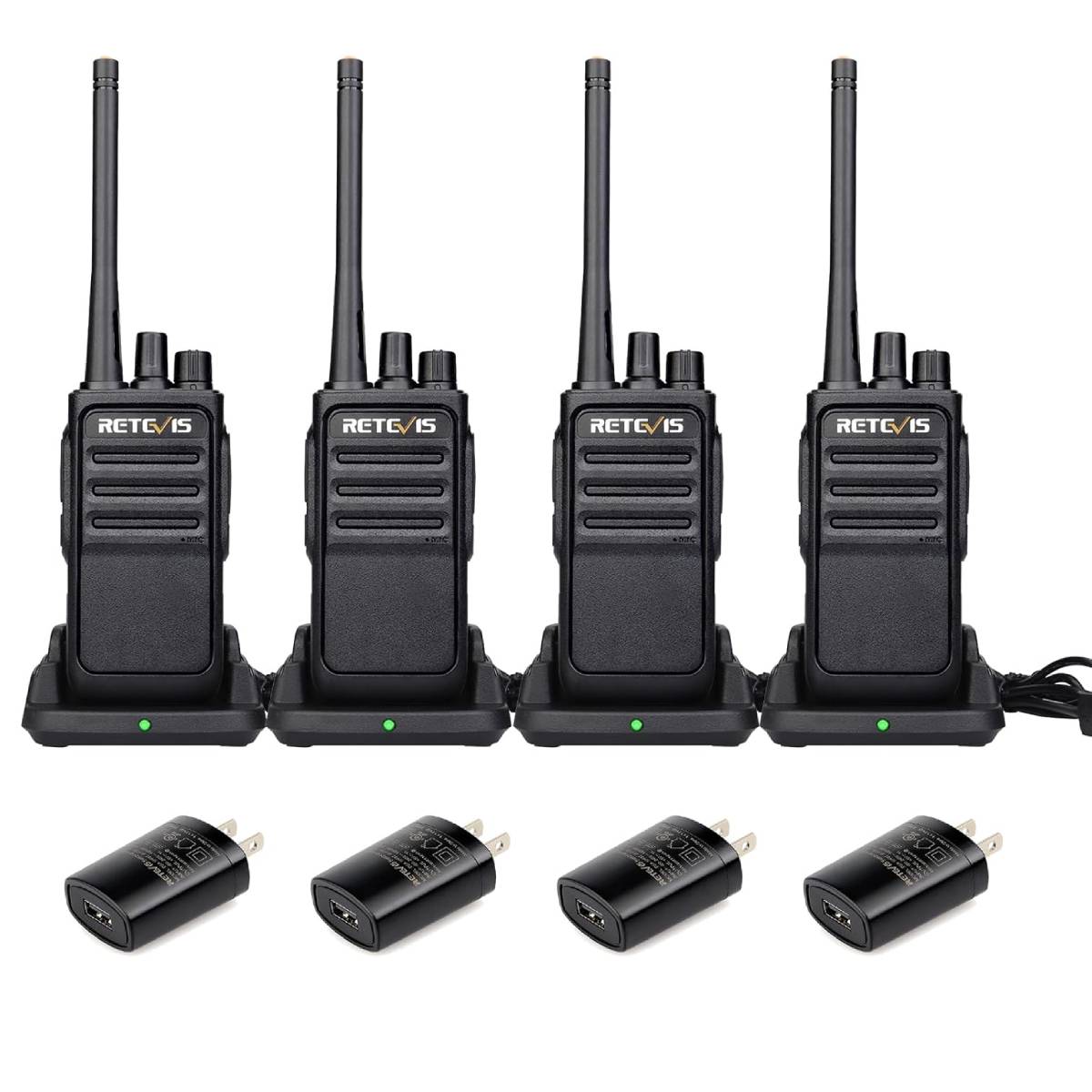 Retevis RT17 FRS Two-Way Radio Walkie talkies w/ Earpiece and Mic