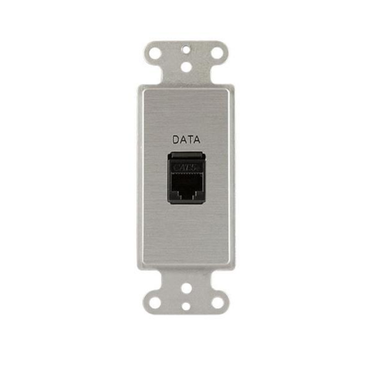 COVID D1102F-CA - Decora Wall Plate Insert, Keystone RJ45-CAT5,
