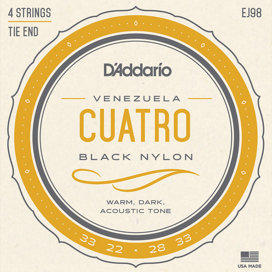 D'Addario EJ98 Venezuelan - Cuatro Strings