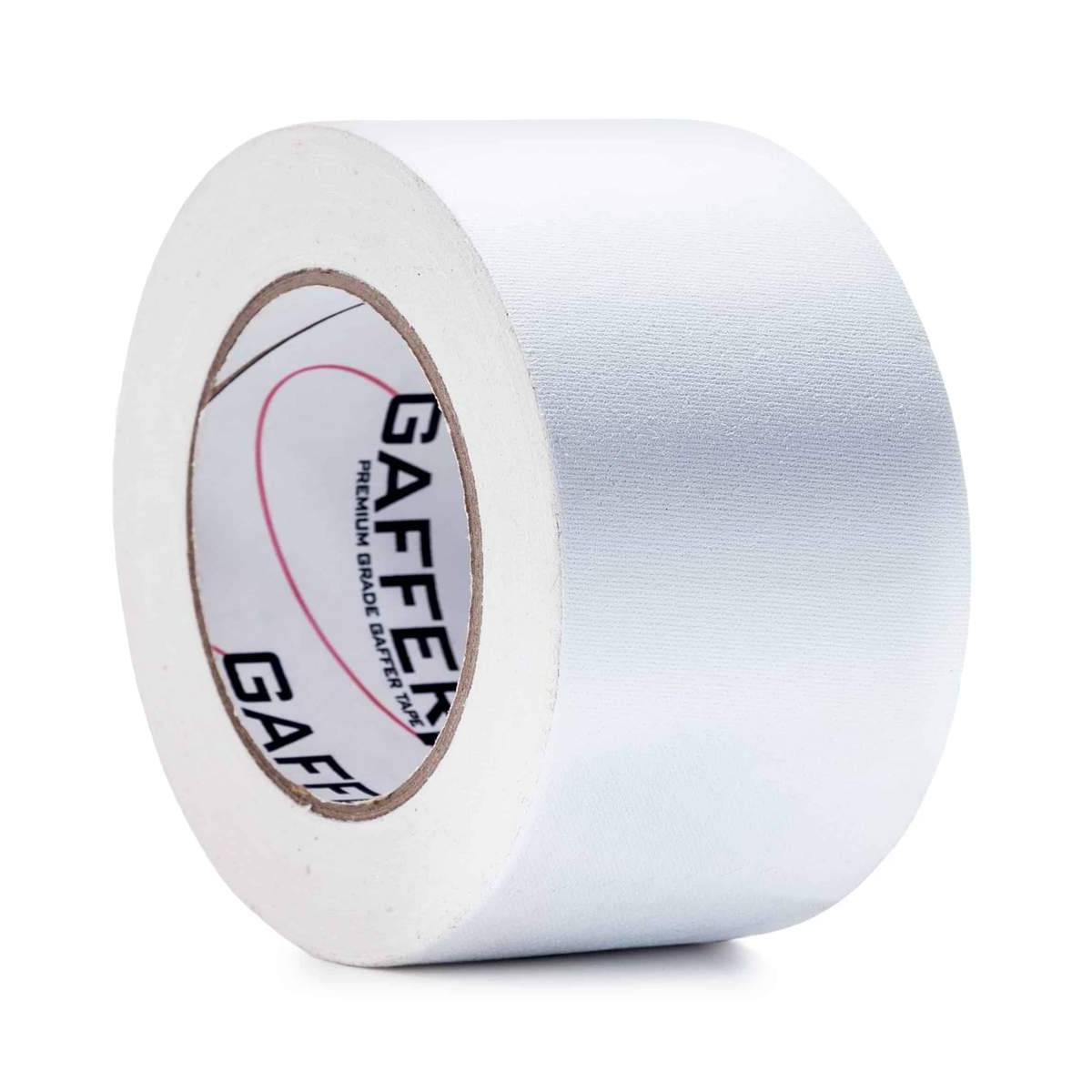 Matte gaffer tape white, 4''x20m