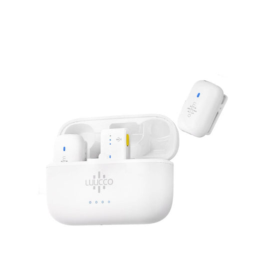LUUCCO MiniPods-K2 (USB-C/White) Dual-channel Wireless Lavalier Microphone System